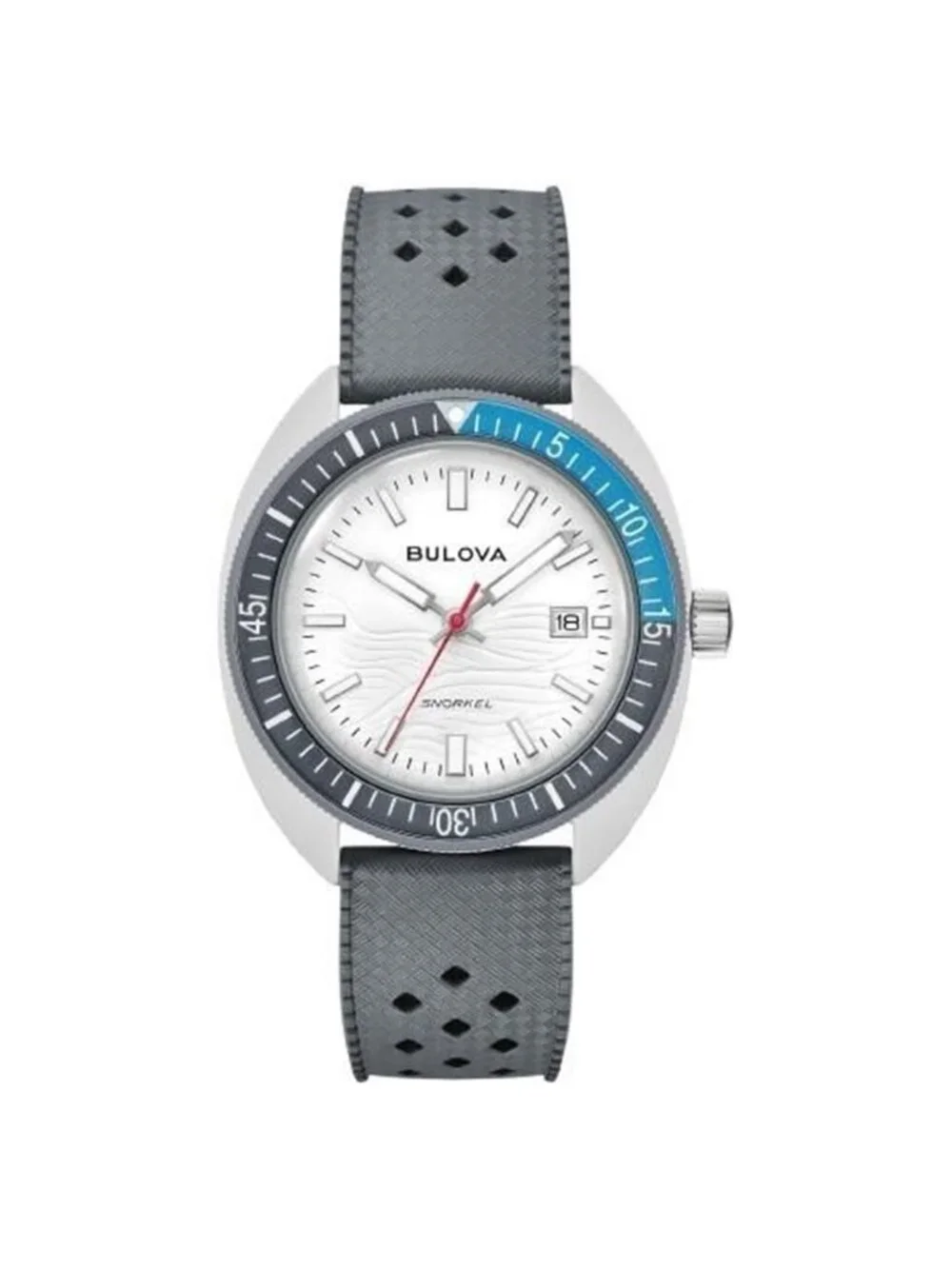NWT Bulova Snorkel Quartz White Dial Men's Watch